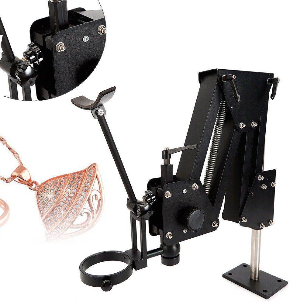 Microscope Stand Multi-directional Jewelry Inlaid Stand for Micro-setting Tools