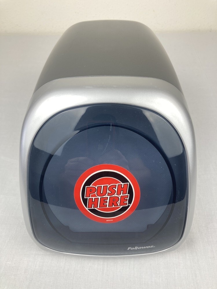 FELLOWES DESKTOP CD DVD DISC CASE PUSH OPEN RETRACTABLE HOLDER STORAGE BOX VGC!