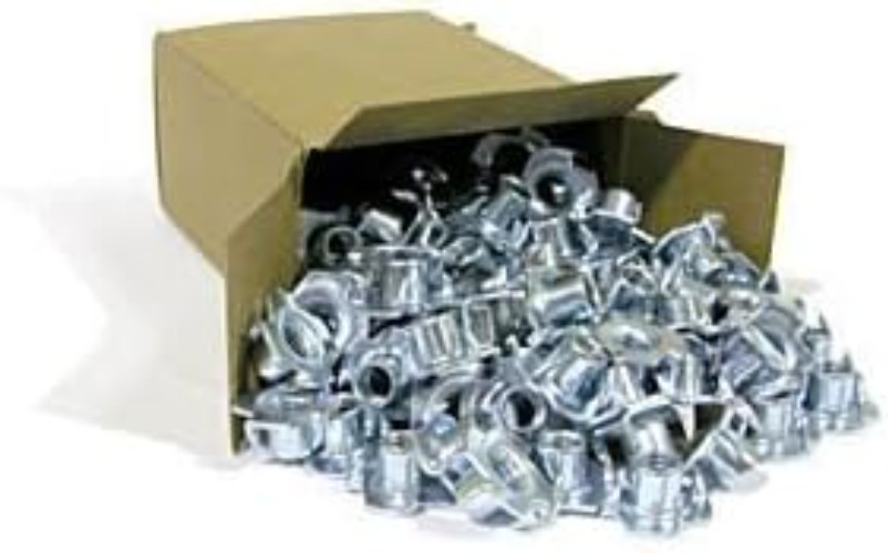 Zinc-Plated 3/8" T-Nuts, 250-Pack Climbing Holds