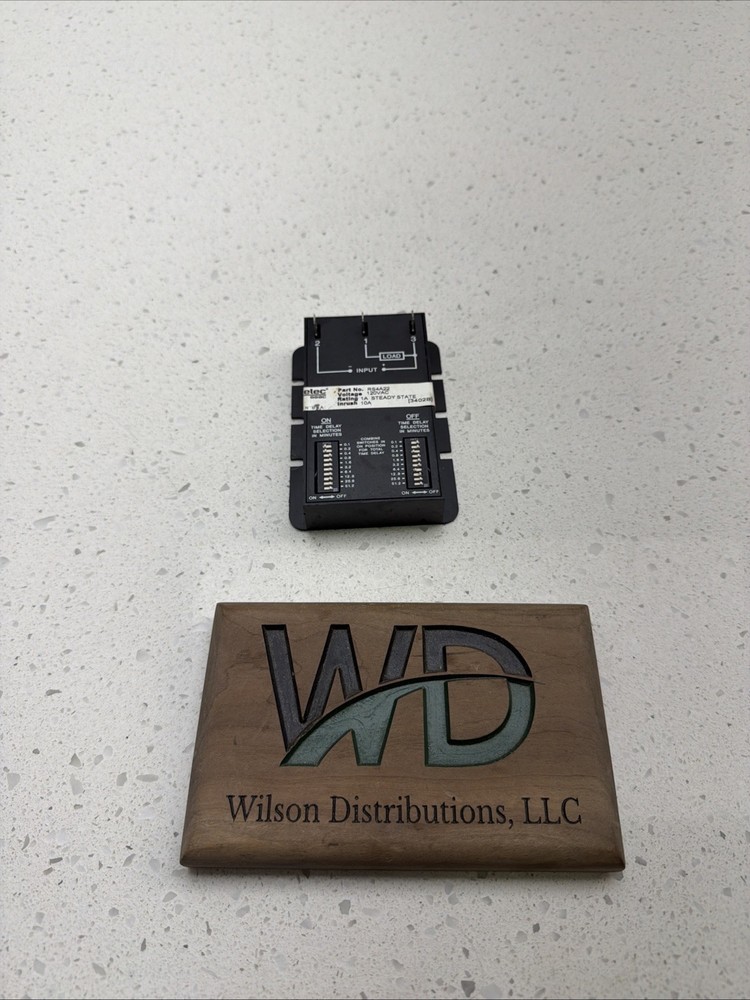 SSAC Entrelec RS4A22 Solid State 120VAC 1 Amp Time Delay Switch -