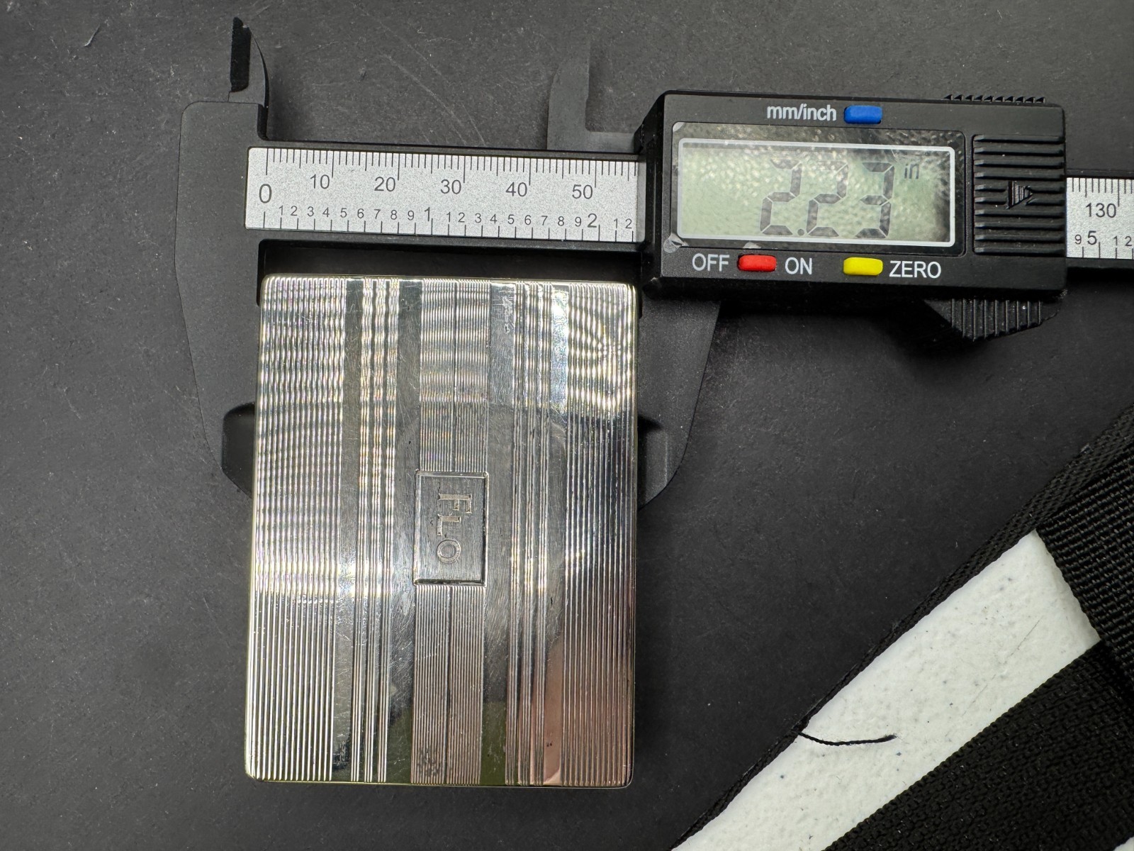 Vintage Tiffany & Co. Sterling Silver 925 Cigarette Case W/ Monogram 2.92"x2.23"