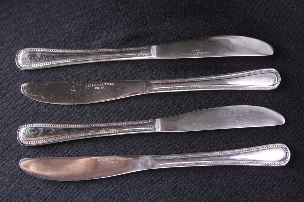 Accolade Beaded Flatware Stainless Steel By Walco Restaurant Replacements 22 Pc