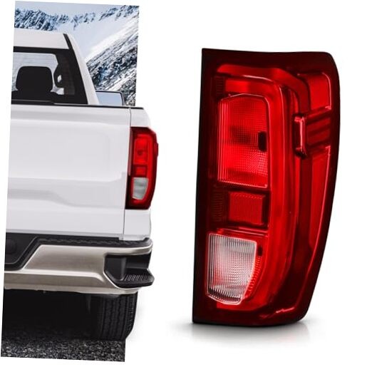 Tail Light Assembly Compatible with GMC Sierra Right/Passenger Halogen