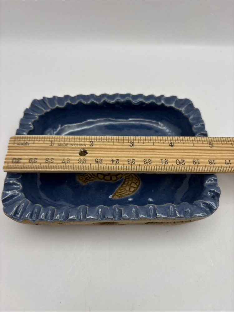 Sea Turtle Pottery Trinket Dish