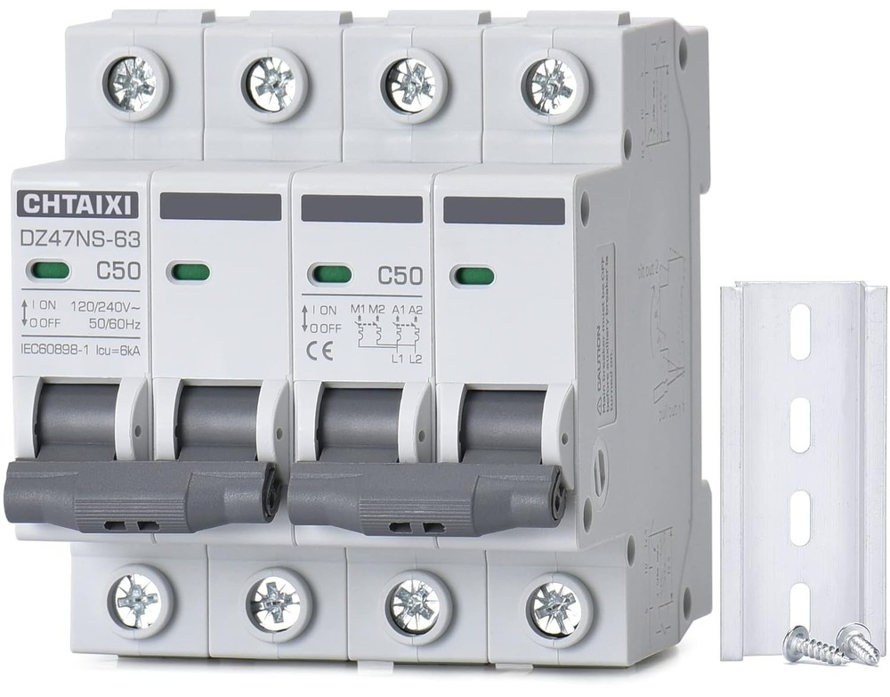 Quality 50A Manual Transfer Switch with Overload Protection for Safe Operations