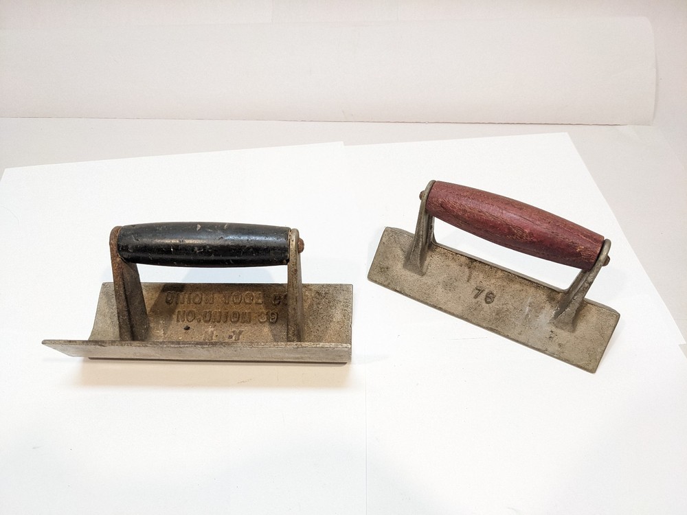 Lot Coved Inside Corner & Outside Masonry Trowel Union Tool & Unbranded