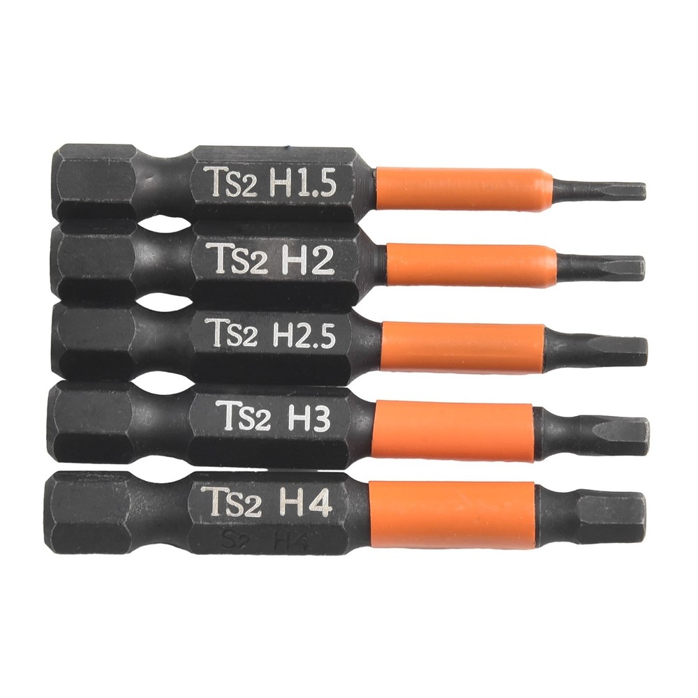 DIY Home Projects Screwdriver Bits Electric Screwdriver 50mm Length Black