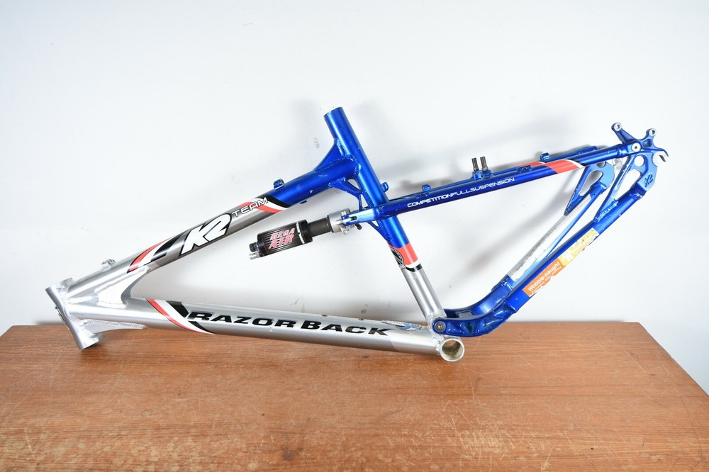 Vintage K2 Razorback Factory Team Frame Frameset Full 17"