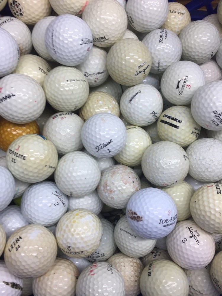 100 Hit-Away Shag Practice Range Used Golf Balls