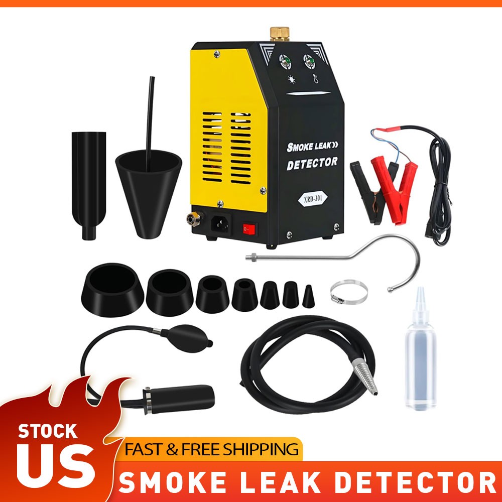 Auto EVAP Smoke Machine Leakage Detection Tester Pipe Vacuum System Diagnostic