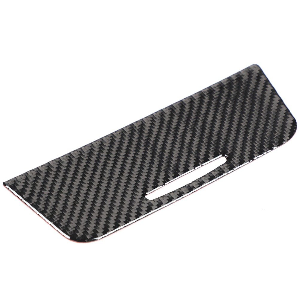 Soft Carbon Fiber Console Storage Box Panel Cover For BMW E81 E82 E87 E88 08-13