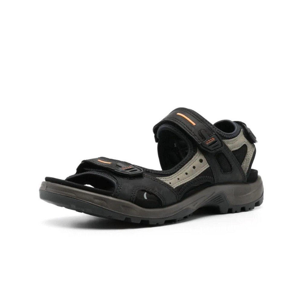 Ecco Men's Offroad Touch-Strap Sandal Black