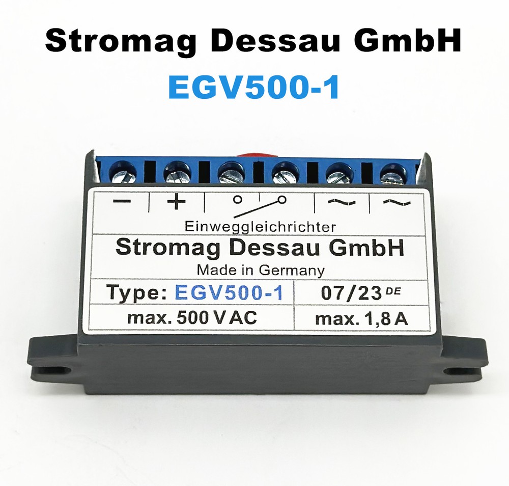 Stromag Dessau GmbH Einweggleichrichter EGV500-1 500VAC 1.8A rectifier module