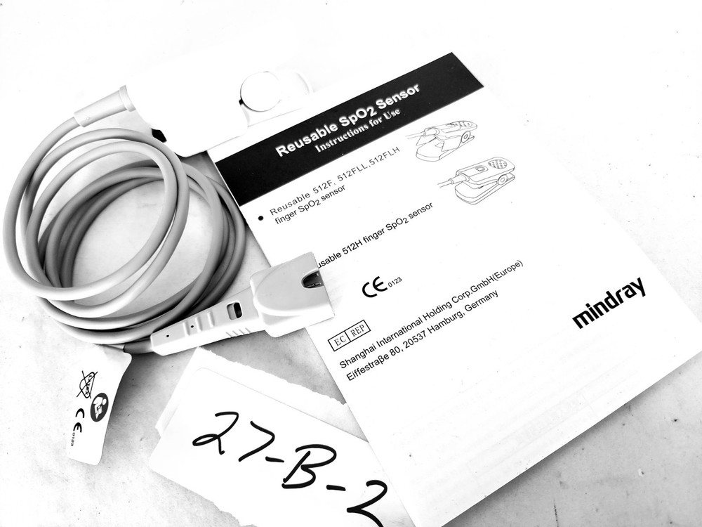 Mindray 512F-30-28263 Finger Clip O2 Sensor