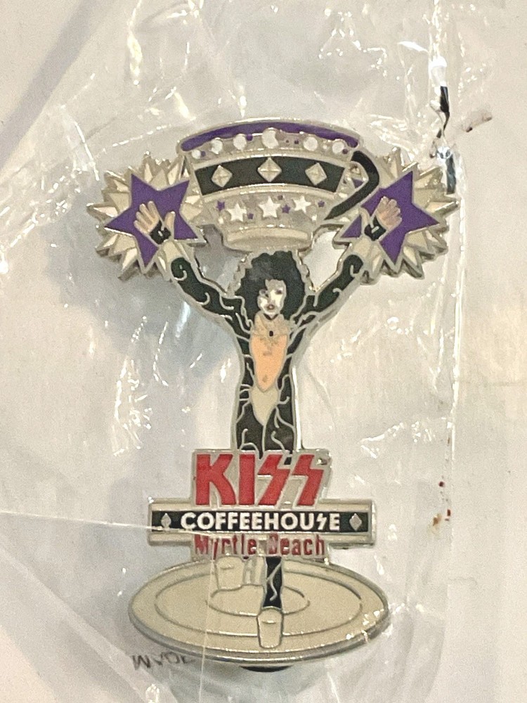 KISS Coffeehouse Pin Myrtle Beach Paul Stanley NEW!