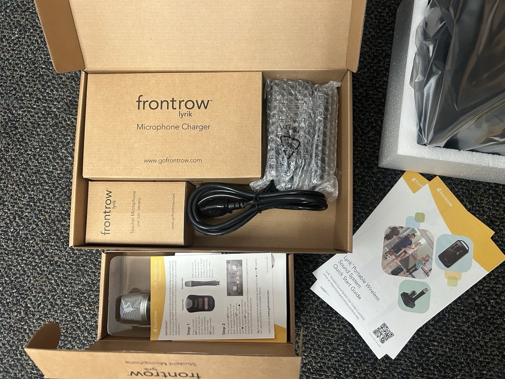 Frontrow Lyrik Portable Sound System w/ Travel Case