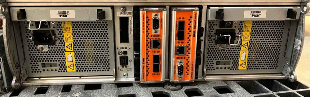 Dell Equallogic PS6010 iSCSI SAN Storage System w/ 2x Control Module 10, 2x PSU
