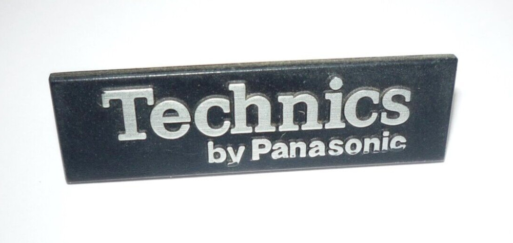 Technics Turntable   SL-23  emblem PLATE name tag - NICE LOGO