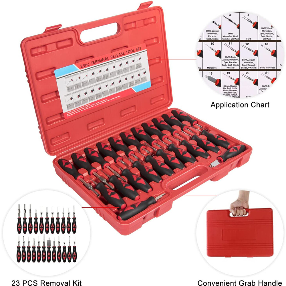 Universal Terminal Release Tool Set, Wire Terminal Electrical Connector Remove