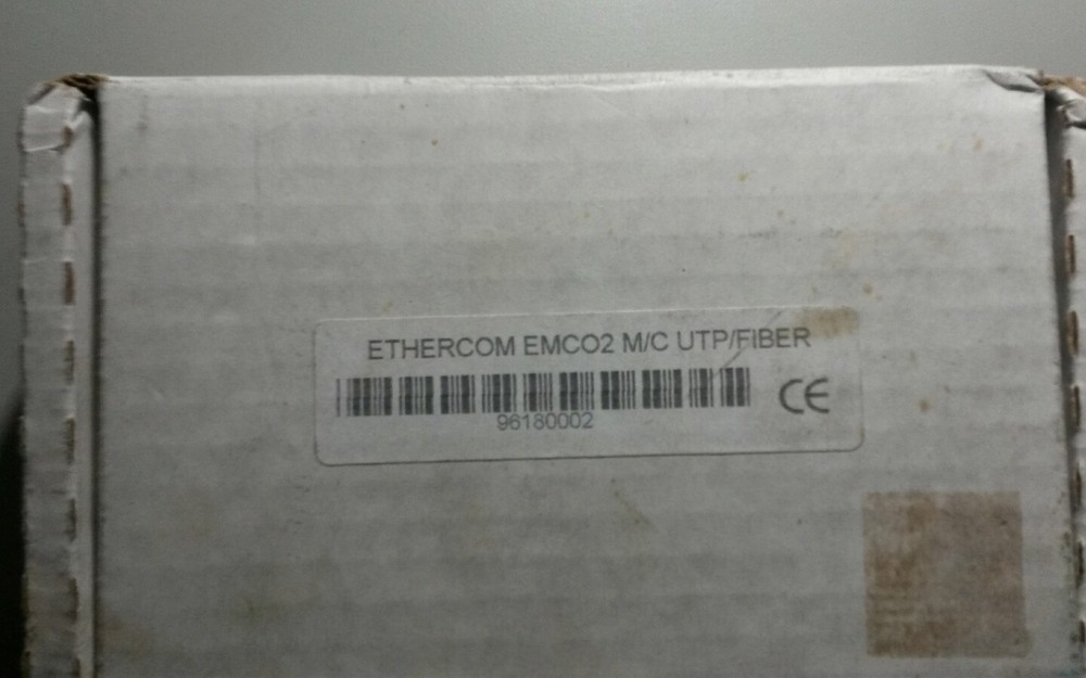 Ethercom EMCO2 10BaseFL to 10BaseT Converter Ethernet / IEE 802.3