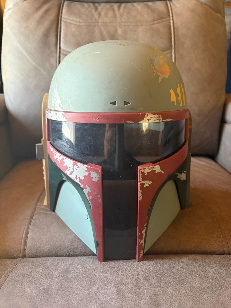 Star Wars Boba Fett Helmet Untested Missing Back Half