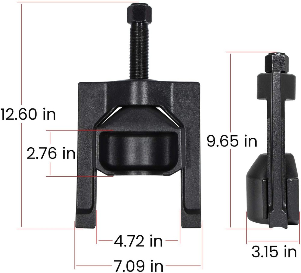 Heavy Duty 10102 U Joint Puller Class 6-8 with 5192 Bearing Cup Installer Tool