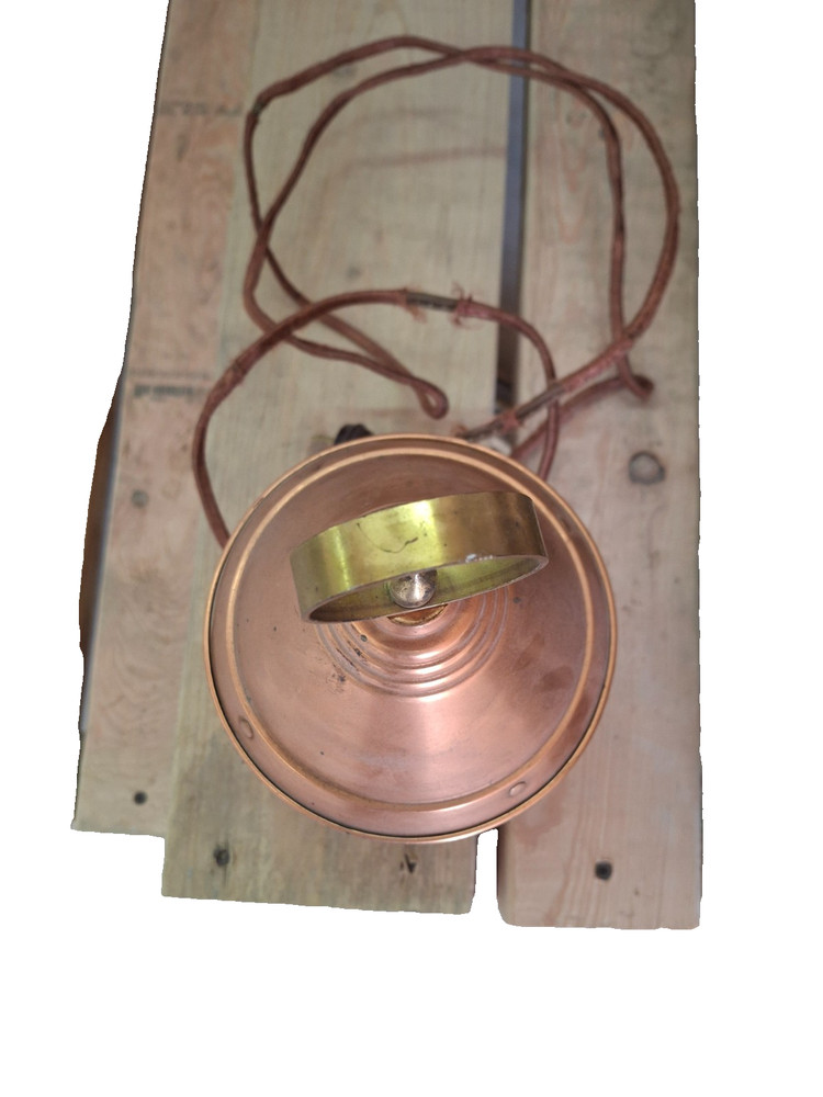 1950's copper desk lamp