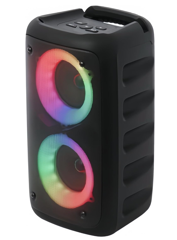 Portable Bluetooth Karaoke Machine, 1 Bluetooth Microphone/Speaker with Lights