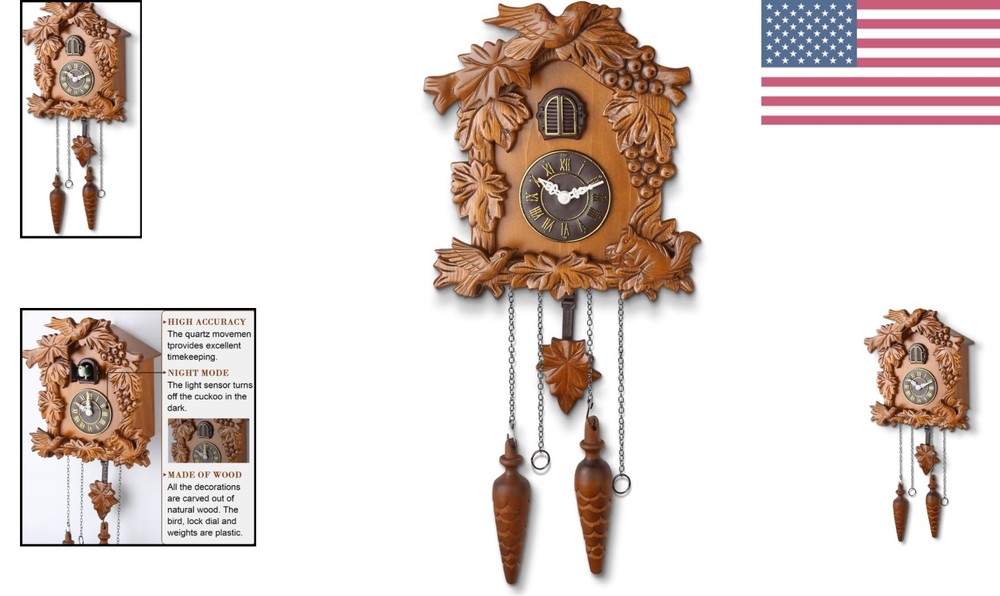Handcrafted Wood Cuckoo Clock MX211