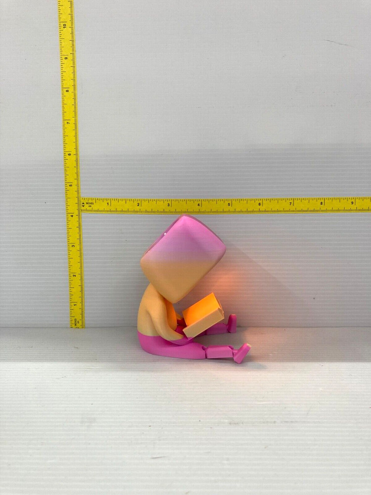 Book Reader Night Light Pink/Yellow