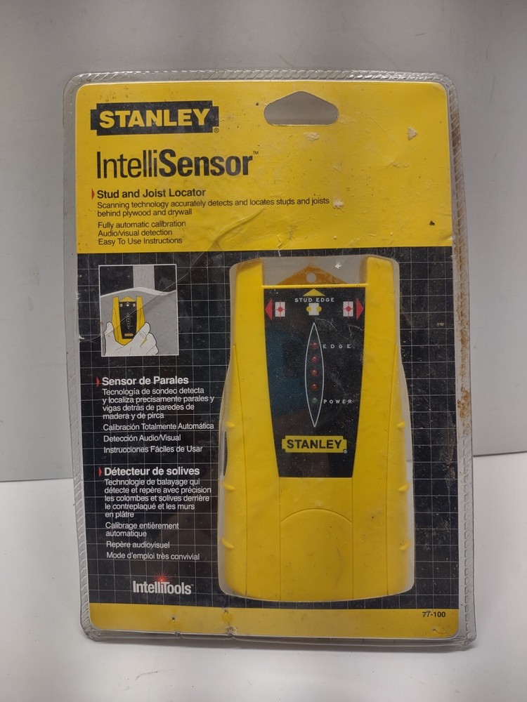 NEW! Stanley INTELLISENSOR Stud and Joist Locator (77-100) IntelliTools Tools