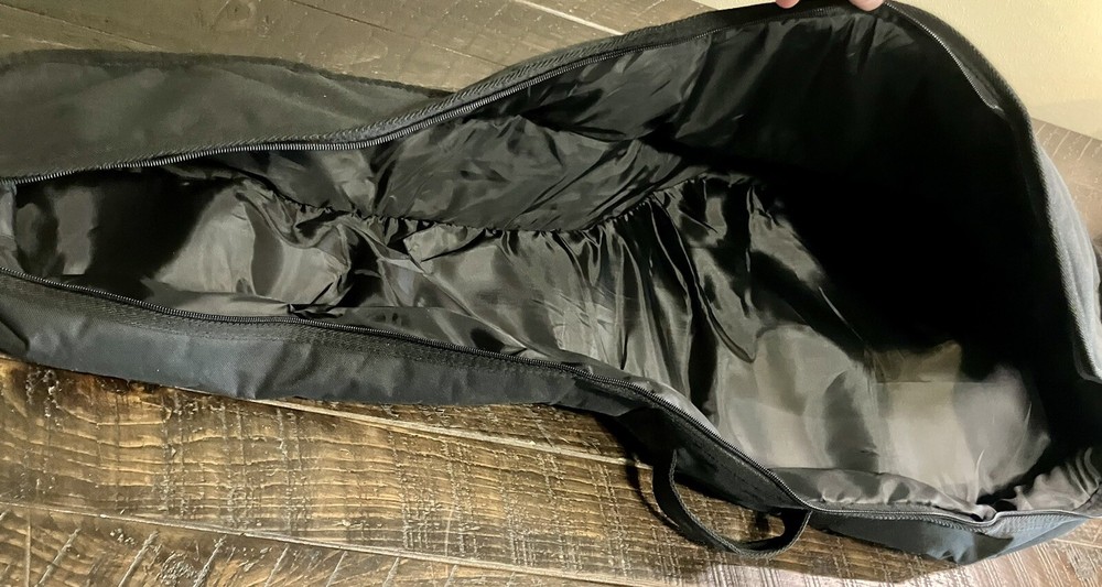 BLACK GUITAR CASE PADDED Back Pack Straps 42”