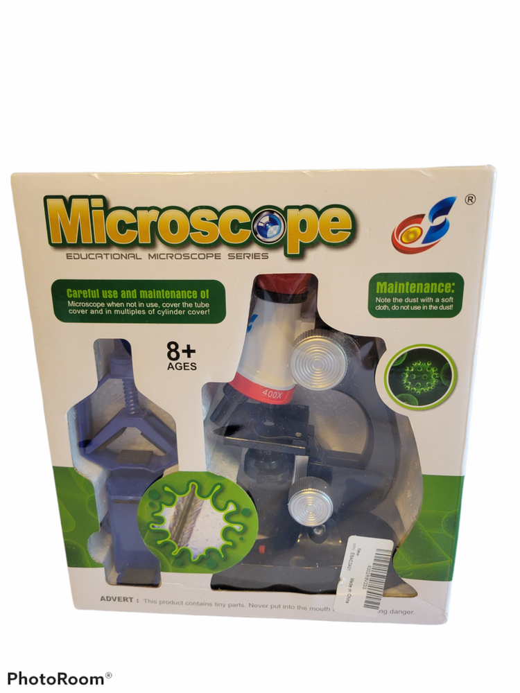 Educational Series 100X-1200X Magnification Microscope Microscopy Biology