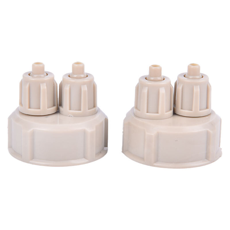 2Pcs Aquarium DIY CO2 System Kit Generator Bottle Cap Quick Screw Cap & ZP