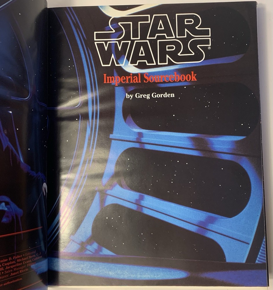 Star Wars Imperial Sourcebook West End Games First Edition 1989