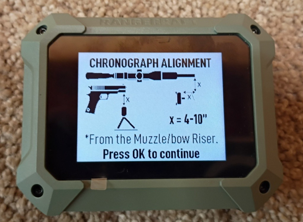 Athlon Optics 2.4" Display Rangecraft Velocity Pro Radar Chronograph