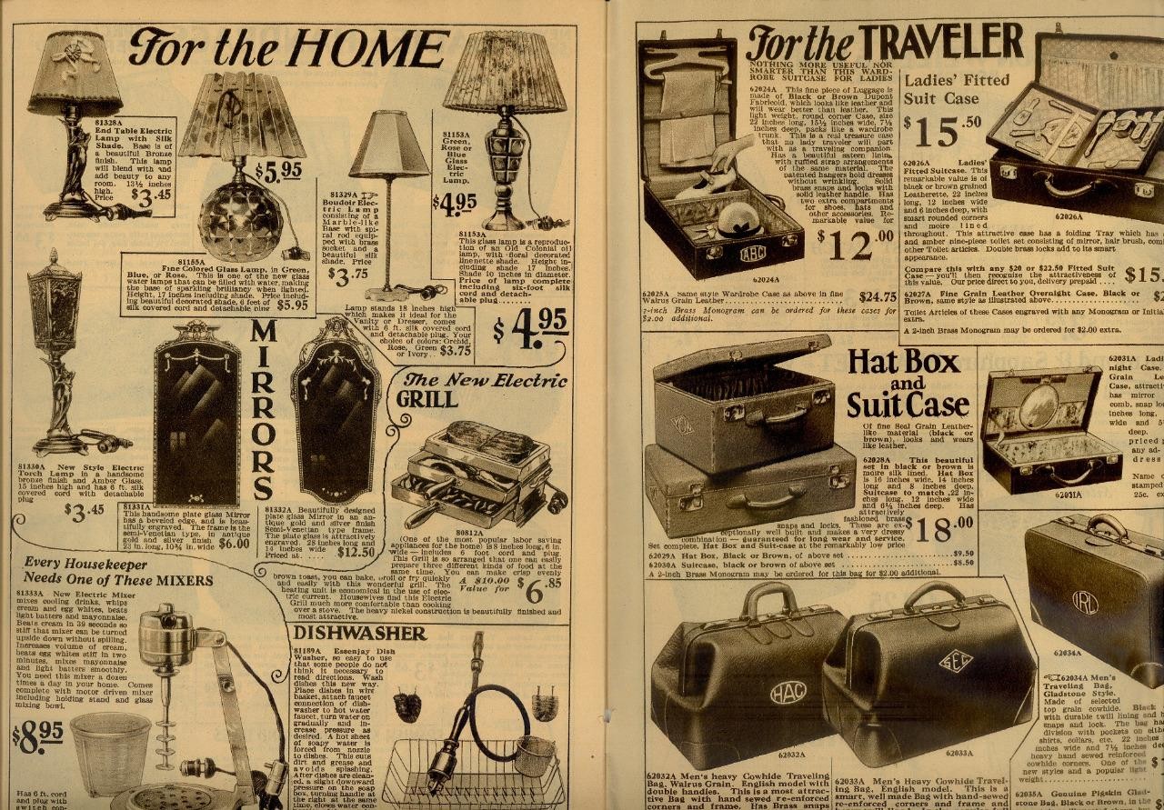 1920s Antique Catalog/Order Form "JEWELRY WATCHES SIVER PURSES CLOCKS" VG Boston