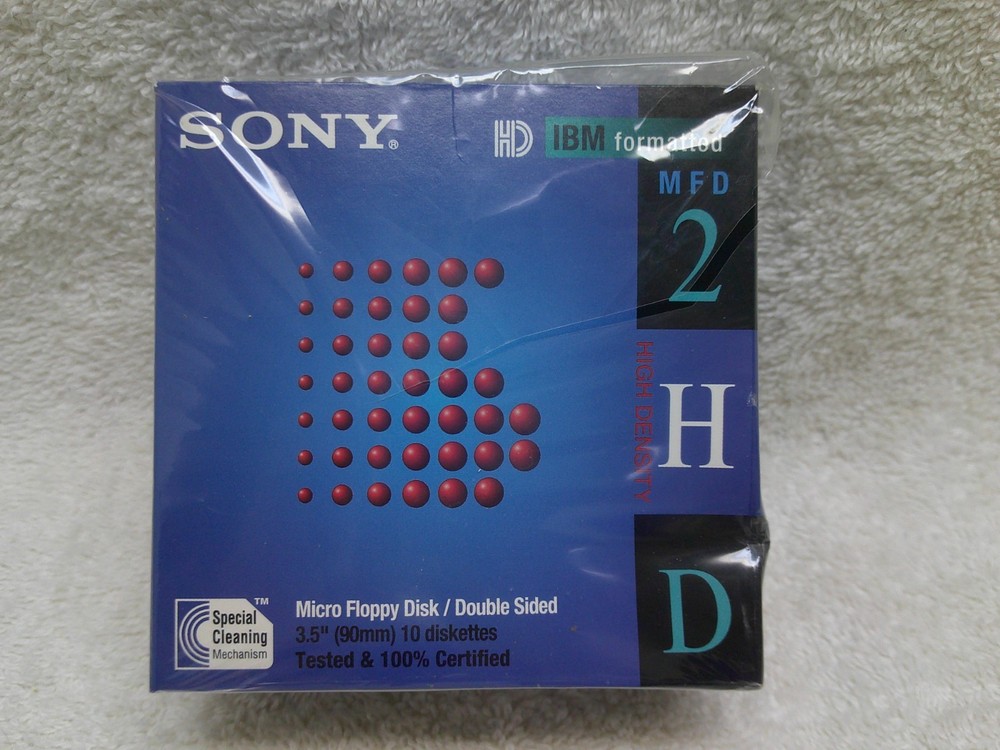 Sony Micro Floppy Disk Set of 10
