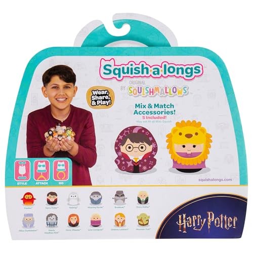 Squish-a-Longs “Harry Potter” Mini-Squish + Accessory One Size, Multicolor
