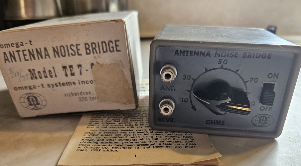 Model TE7-01 Antenna Noise Bridge