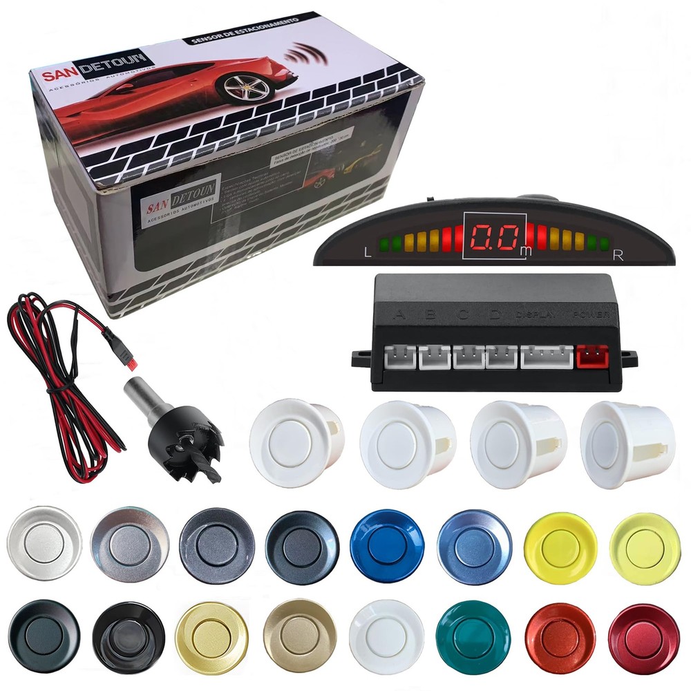 Parking Sensor Kit Backup Sensor Kit Reverse Sensor for Car 18 Color Options ...