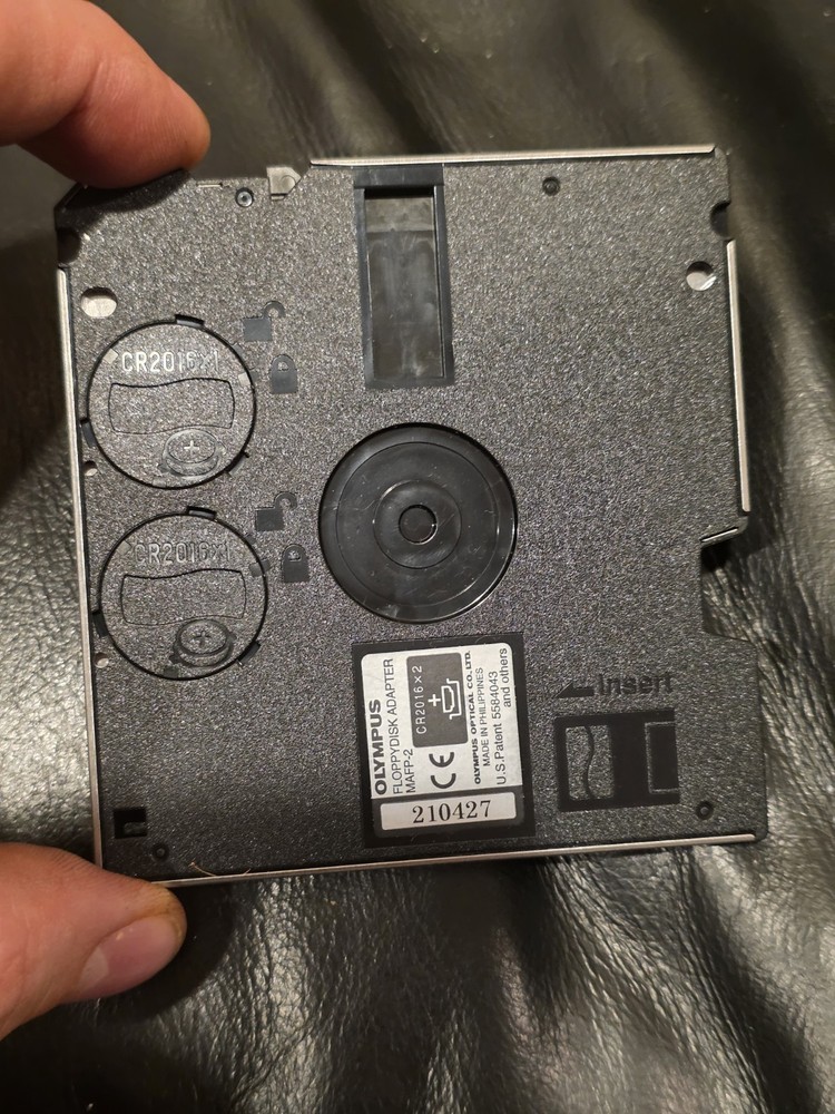 Olympus CAMEDIA MAFP-2 Flash Path Floppy Disk Adapter SmartMedia w/ Case