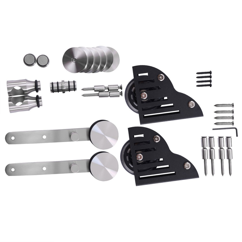 10 ft Stainless Rolling Ladder Hardware Rolling Library Ladder Track Rust-proof