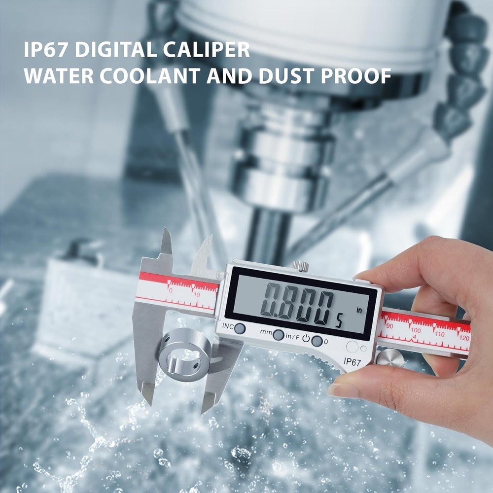 Durable Stainless Steel Bluetooth Caliper - Incremental Mode & Large Screen