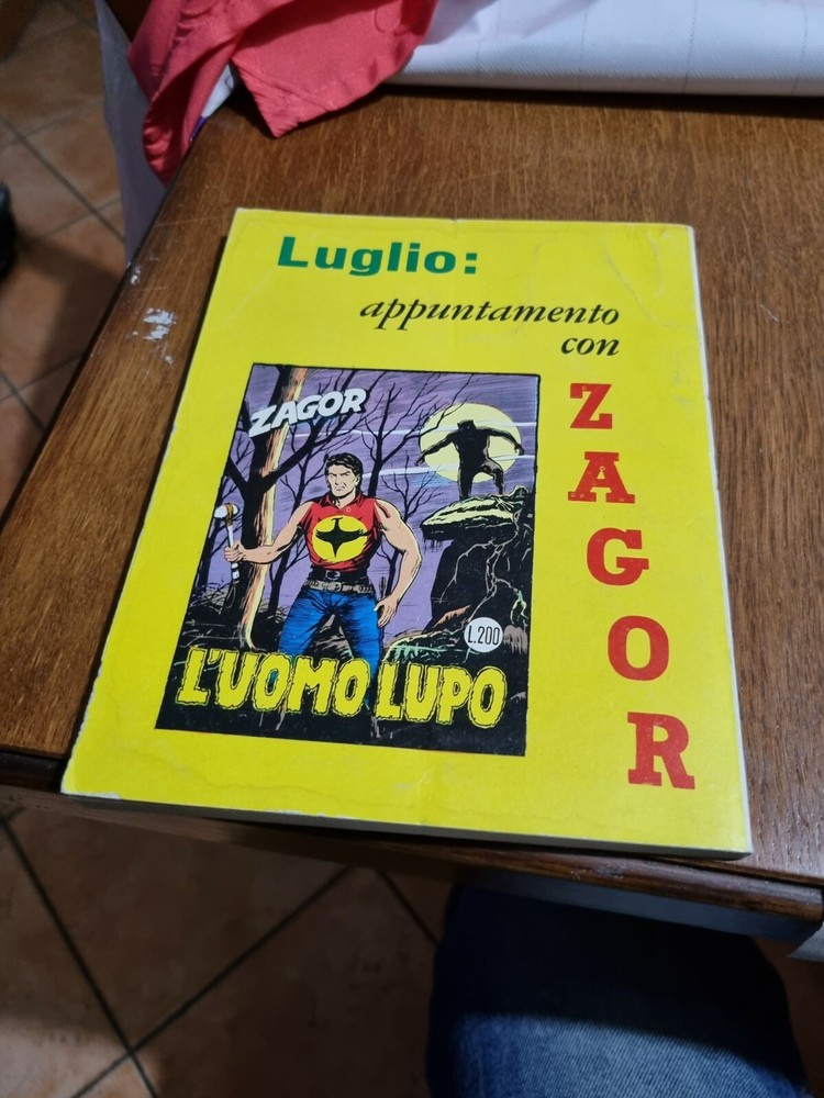 ZAGOR ZENITH ORIGINAL NO. 99 CONDITION NEVER OPENED AND NEVER READ