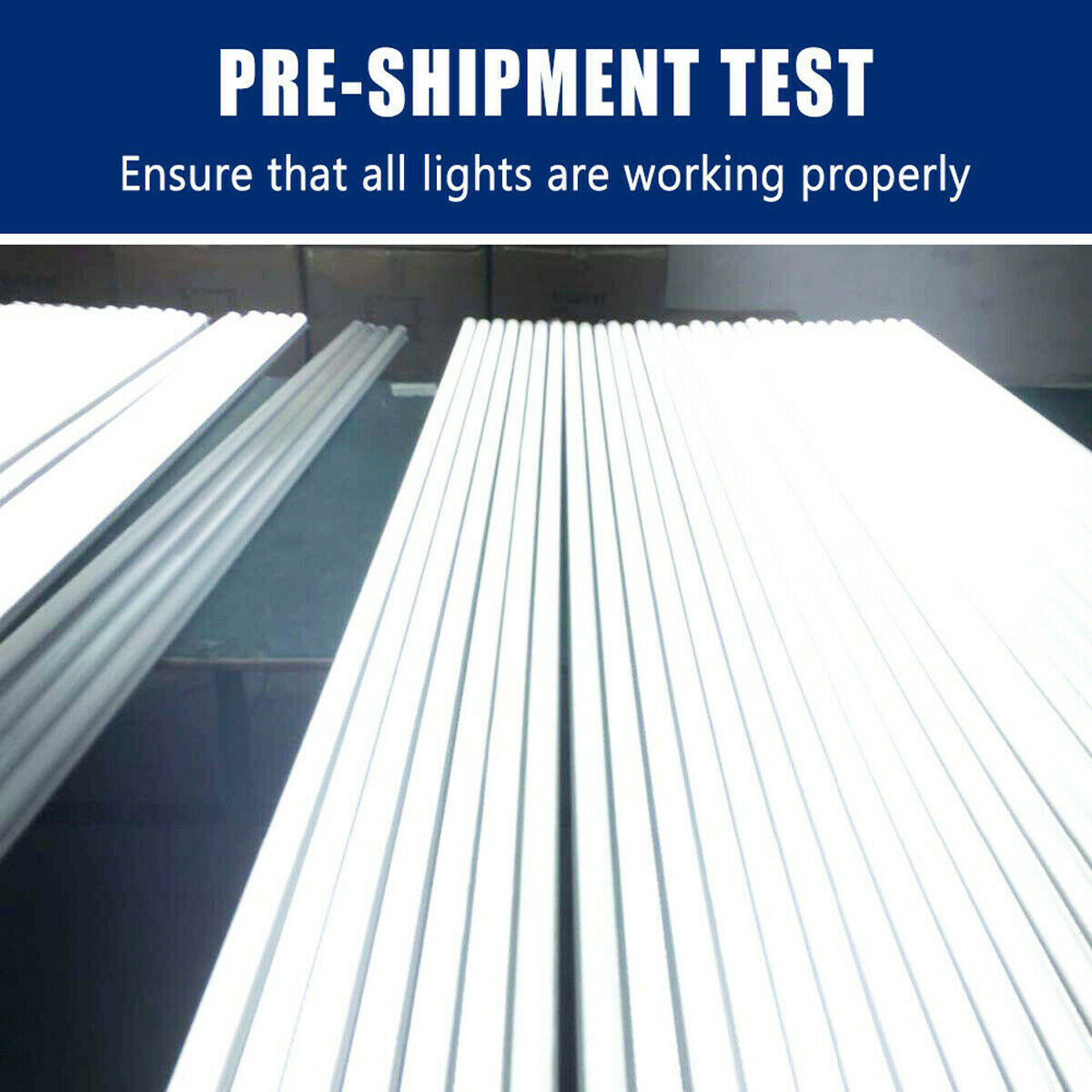 6Pack 8FT 120W LED Tube Light T8 LED Shop Light Fixtures 6000K Garage Bulb Light