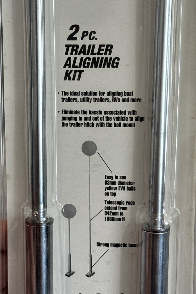 2Pc Trailer Aligning Kit, For Boat Trailer, Utility Trailers, RVS And More