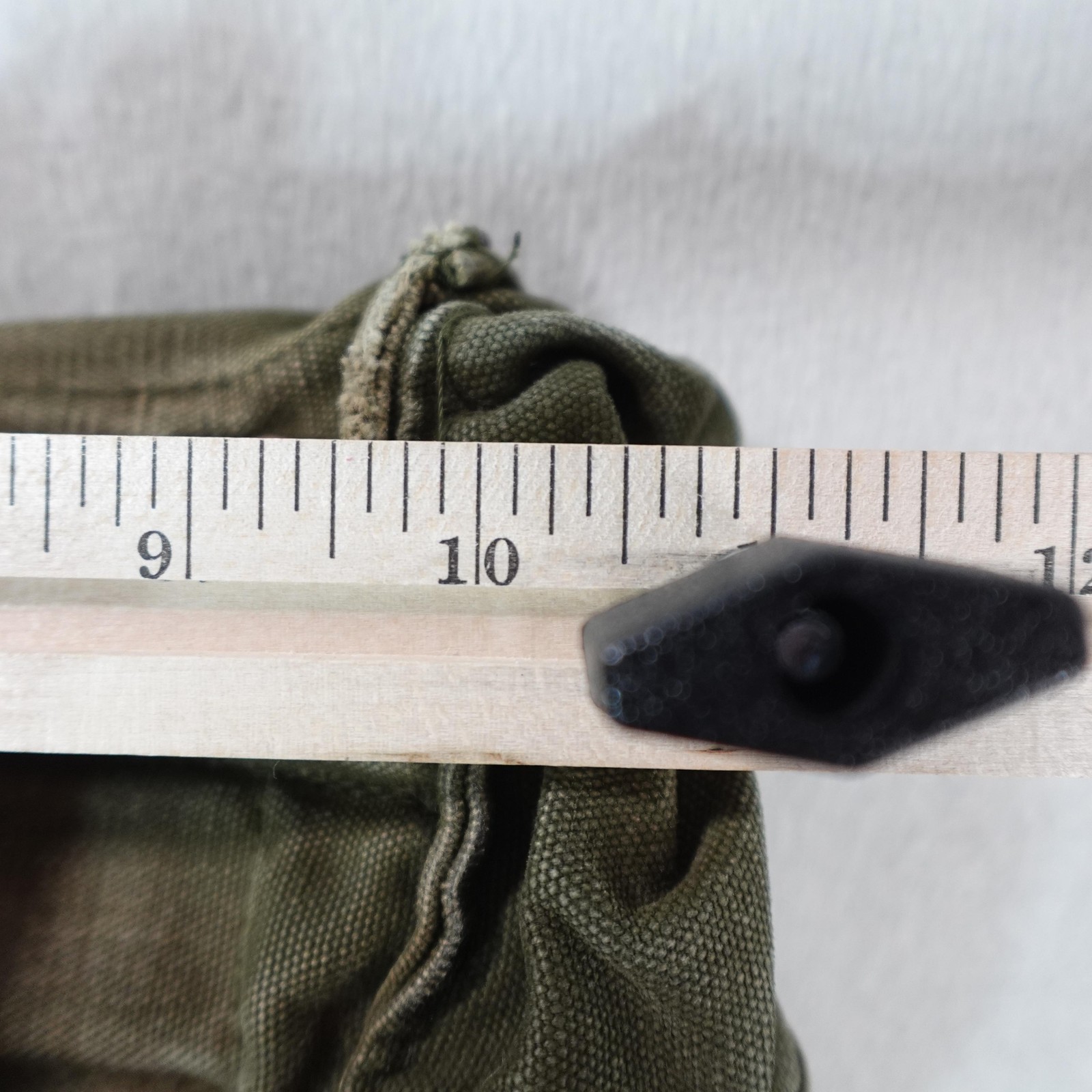 Vintage Military M-17 Field Bag Pouch Canvas OD Green Small Carry Case Gear