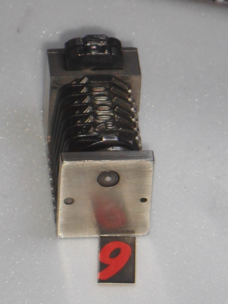 ACME | letterpress numbering machine |9