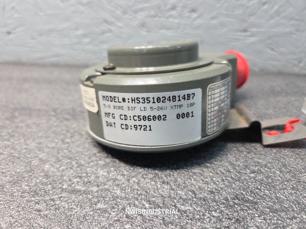 Hollow Shaft Encoder 1" Bore Dynapar HS351024814B7, 5-26V